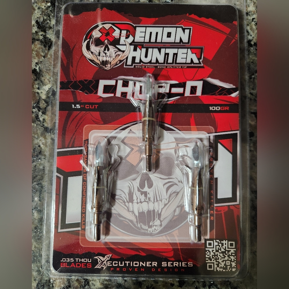 Xecutioner Demon Hunter Chop-o Broadheads 100 Gr. 3 Pk